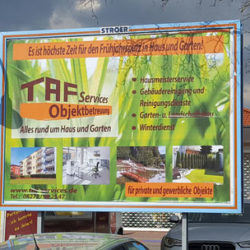 TAF Services Objektbetreuung - Plakatwerbung