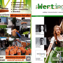 TAF Services Objektbetreuung - Werbefläche Die Wertinger Magazin